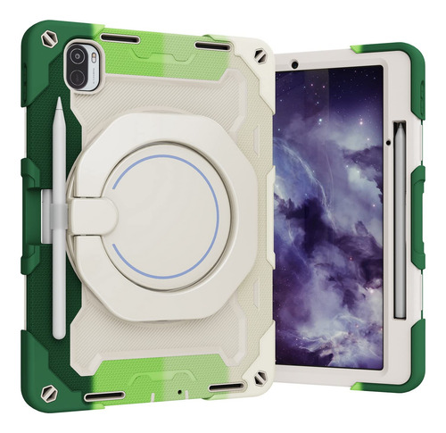 Funda Para Xiaomi Pad 5 11.0 Pc + Silicona 3 Capa Combo Pro