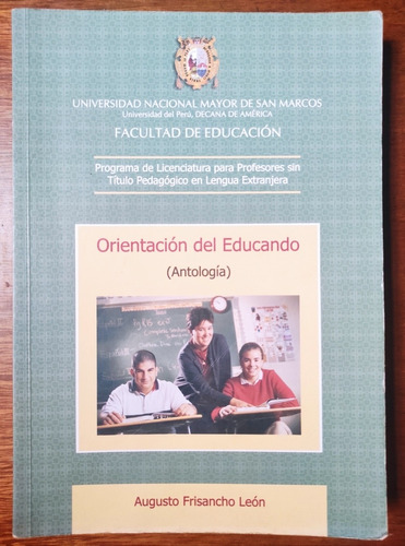 Orientación Del Educando Facultad De Educación Unmsm