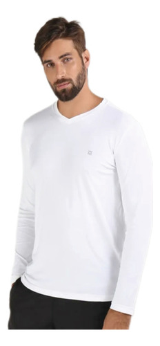 Camiseta Sport Fit Ml Hombre 