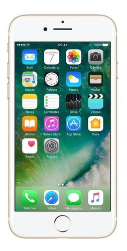 iPhone 7 128gb Dourado Seminovo Usado Excelente Celular 
