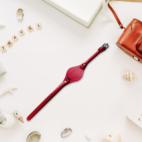 Correa De Reloj De Cuero De Pu Con Hebilla, Pulsera De Reloj