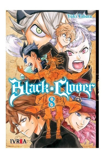 Black Clover Manga Tomo 8 Ivrea Comic Microcentro Lelab