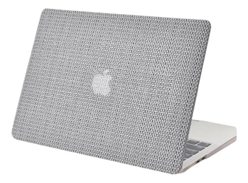 Funda Para Macbook Air 15 M2 2022 Diseño Tejido Gris