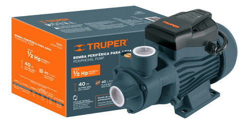 Bomba Eléctrica Periférica Para Agua 1/2 Hp Truper 12111