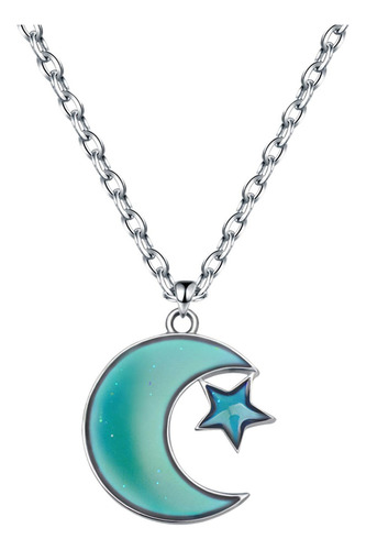 T Collar Con Colgante De Color, Encantador, Exclusivo, Con