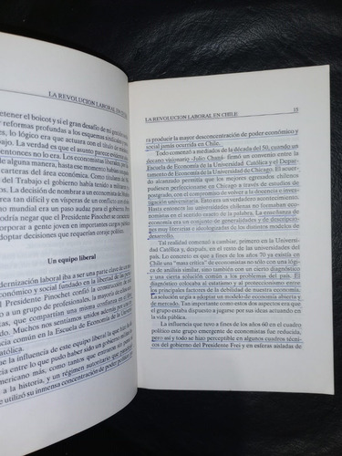 Libro La Revolución Laboral En Chile José Piñera