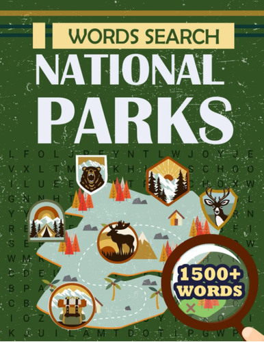 Libro: National Parks Word Search: National Parks Words With