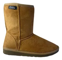 Comprar Pantubota Bota Mujer Comodas Livianas Piel Peluche Invierno