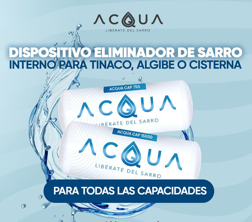 Acqua Cap 10000 Para Aljibe/cisterna De 9,500 A 12,500 Lits