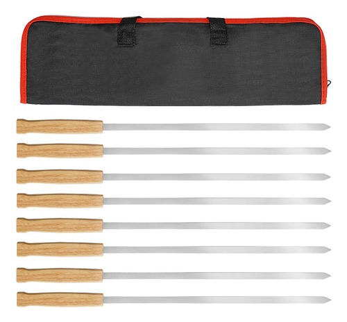 8 Piezas Brochetas De Kebab Brochetas De Barbacoa Brochetas