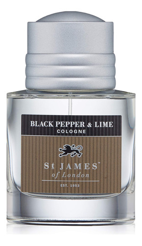 St James Of London Colonia Pimienta Negra Y Lima, 1.69 Oz