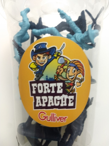 Bonecos 12 Soldados Forte Apache Gulliver