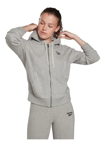 Sudadera Reebok Mujer French Terry Con Gorro Env o gratis