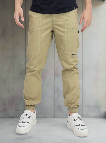 Pantalón Para Hombre Fashion Con Bolsas Y Cierres Quarry