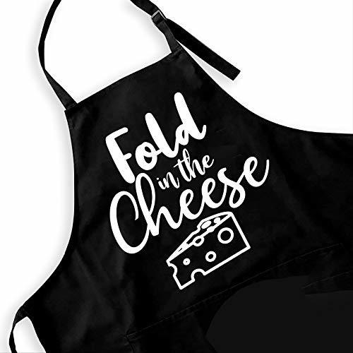 Funny Fold In The Cheese Apron For Women Men,cute Chef Apron
