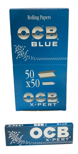 5 Papel Ocb X-pert Blue N1 50 H Candyclub Local Once