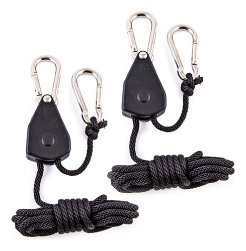 Polea De Camping Con Hebilla De Cuerda Ajustable De 2 M 1/8