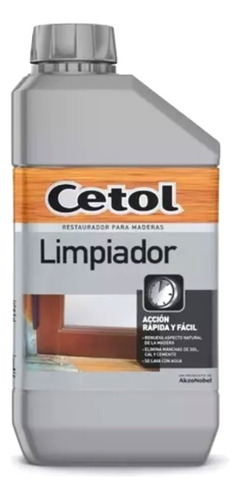 Limpiador Todo Tipo De Maderas Cetol Clean 5 1 Litro