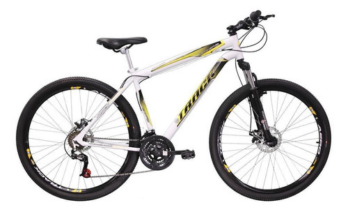 Bicicleta Track Tb Niner Mountain Bike Aro 29 Cor Branco/Amarelo Tamanho do quadro 19