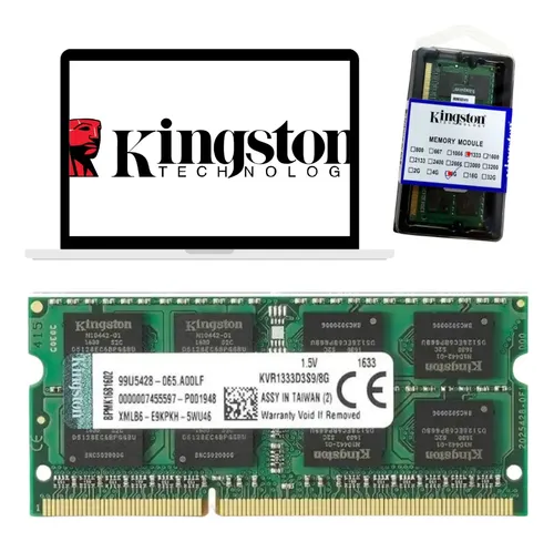 Memória RAM ValueRAM verde 8GB 1 Kingston KVR1333D3S9/8G