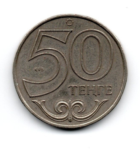 Kazajistan Moneda 50 Tenge Año 2000 Km#27