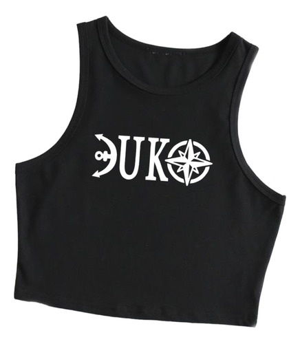 Remera Duki Corta Musculosa Top Duko Desde El Fin Del Mundo