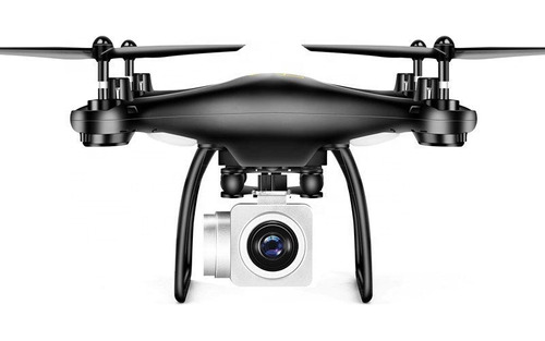 Drone Cuadricoptero Negro - Camara Hd - Varias Funciones App