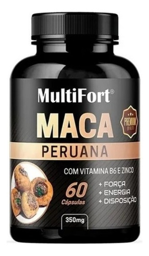 Multifort Maca Peruana  60 Cps Força Energia Vitalidade