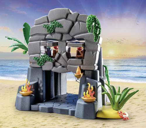 Set De Juego Playmobil Pirates Skull Island Con 73 Piezas