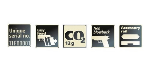 Imagen 7 de 11 de Pistola Asg Co2 Bersa Thunder 9 Pro 4.5mm Gas Balines