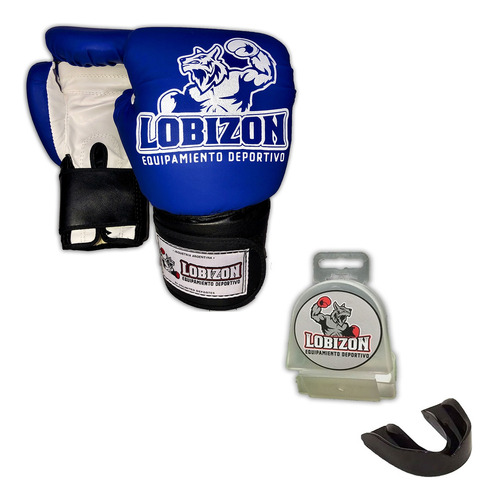 Protector Bucal Simple + Guantes Box Sparring Muay Thai Kit