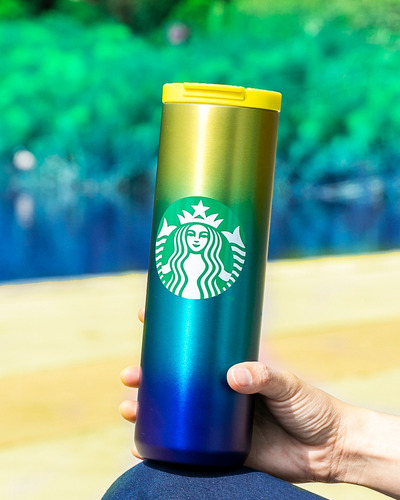 Termo Starbucks 591 Ml, Térmico, Acero Inoxidable Degradé