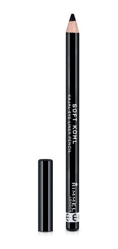 Imagen 2 de 3 de Delineador De Ojos Lapiz Rimmel Soft Kohl Kajal 061 Jetblack