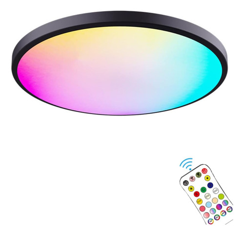 Luz De Techo Rgb Inteligente Luz De Techo De 24 W Enchufe