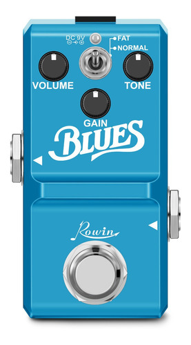 Mini Pedal De Efectos Para Guitarra Rowin Ln-321 Blues Mini