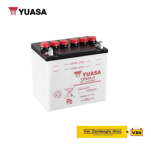 Bateria Para Motos Yuasa 12n24-4 12v 24ah Vzh Srl