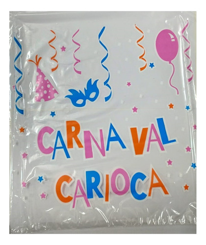 Pack 12 Bolsas Carnaval Carioca Cotillon Combo 60 X 90 Cm