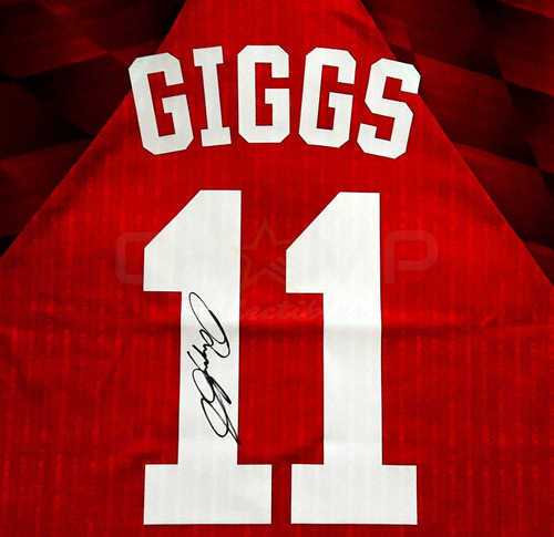 Jersey Autografiado Ryan Giggs Manchester United 1996-98