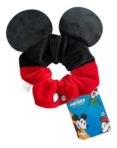 Scrunchie, Liga Para Cabello Con Orejas Disney Color Negro Scrunchie