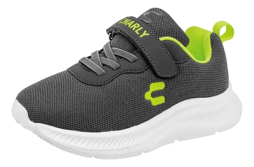 Tenis De Ni a Charly Gris 108 369 Env o gratis