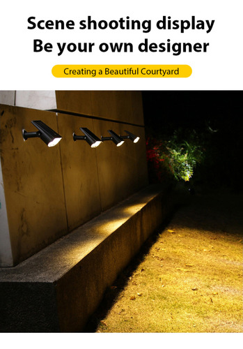 Lámpara De Césped Con Luz Solar, Amplio Rango De Luz, Buen E