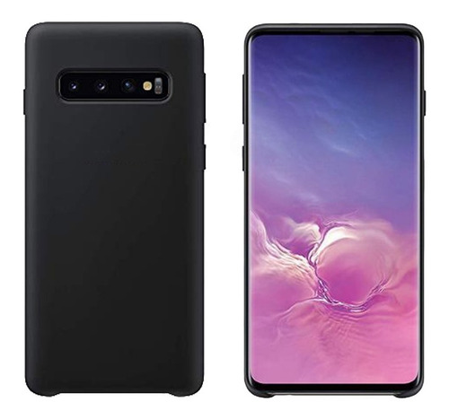 Imagen 1 de 10 de Funda Silicona + Vidrio Temp 5d Samsung S10e - S10 - S10plus