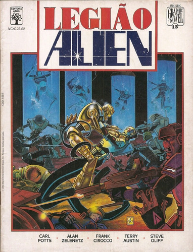 Hq Legião Alien Nº 15 Graphic Novel - Carl Potts, Alan Zelen