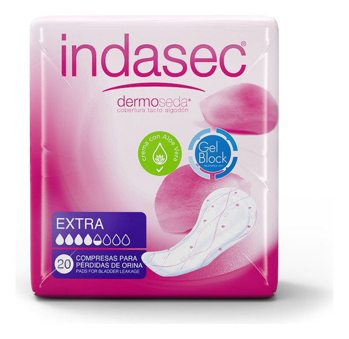 Indasec Dermoseda Extra Apositos Incontinencia X 20 Unids