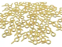 Comprar 100u Pitones Dorados 5x10mm Llaveros Artesanías Resina Bijou