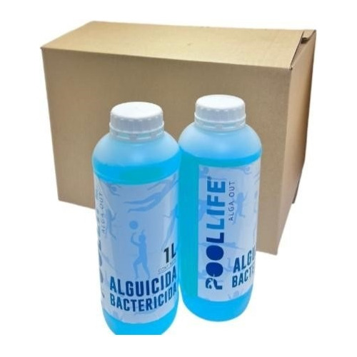 Alguicida X12lts Poollife ¡promo! Mantenimiento Para Piletas