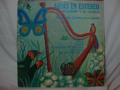 Vinilo Romualdo Correa Arpas En Estereo F1