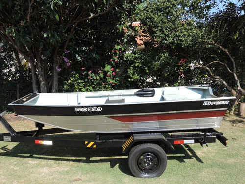 Barco Alumínio Chata 3,30 Mt Esporte E/ou Recreio