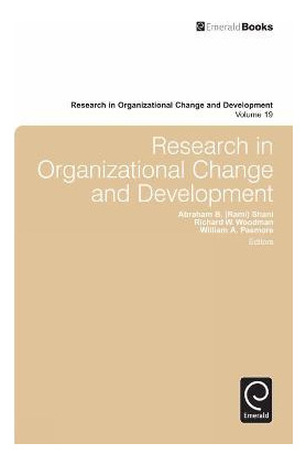 Libro Research In Organizational Change And Development -...