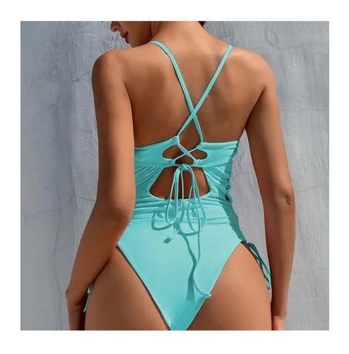 Bikini De Una Sola Pieza De Moda Para Mujer Traje De Ba,g